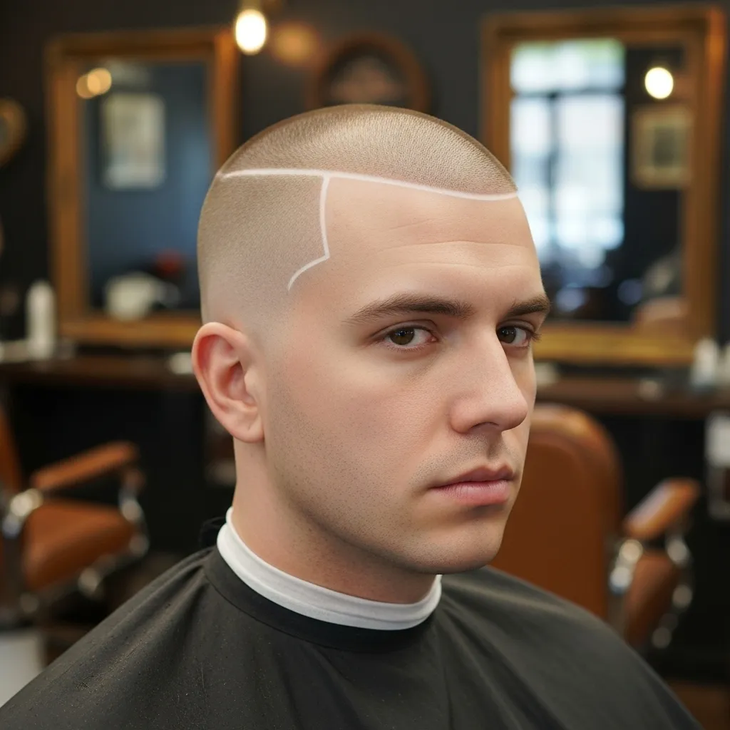 Bald Mid Fade