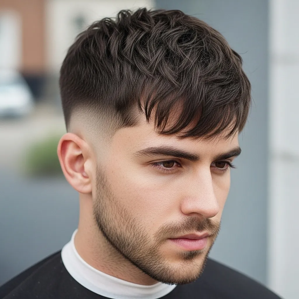 Mid Fade Textured Fringe