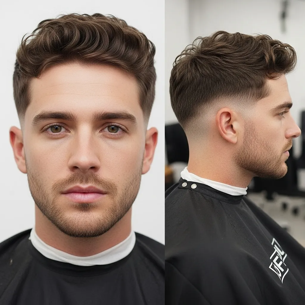 Taper Fade with Natural Texture