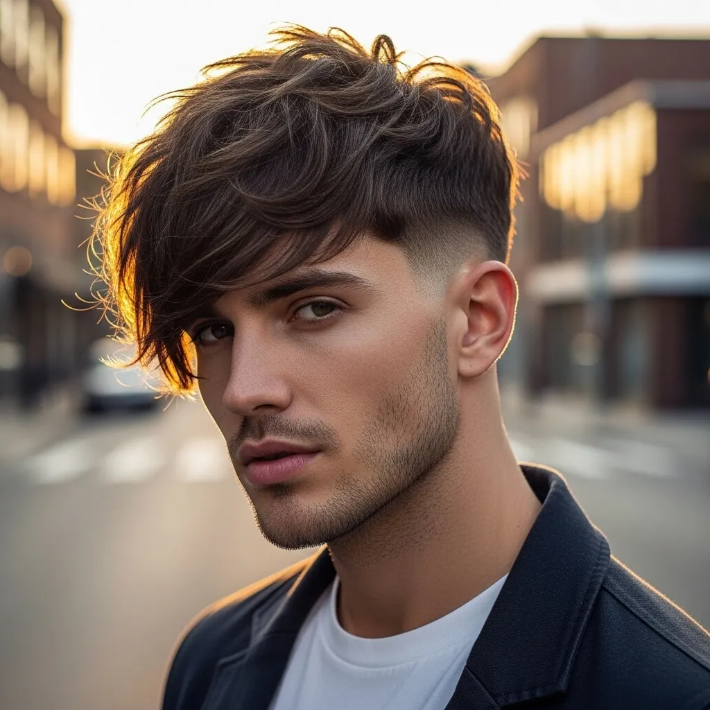 Wolf Cut with Tapered Sides