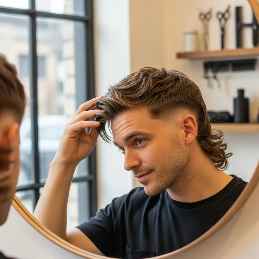 The Modern Mullet or Shag