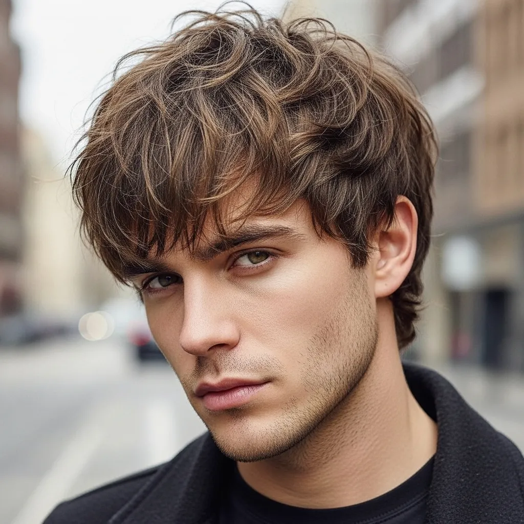 Wolf Cut with Choppy Bangs