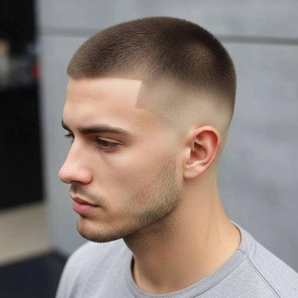 Buzz Cut Mid Fade