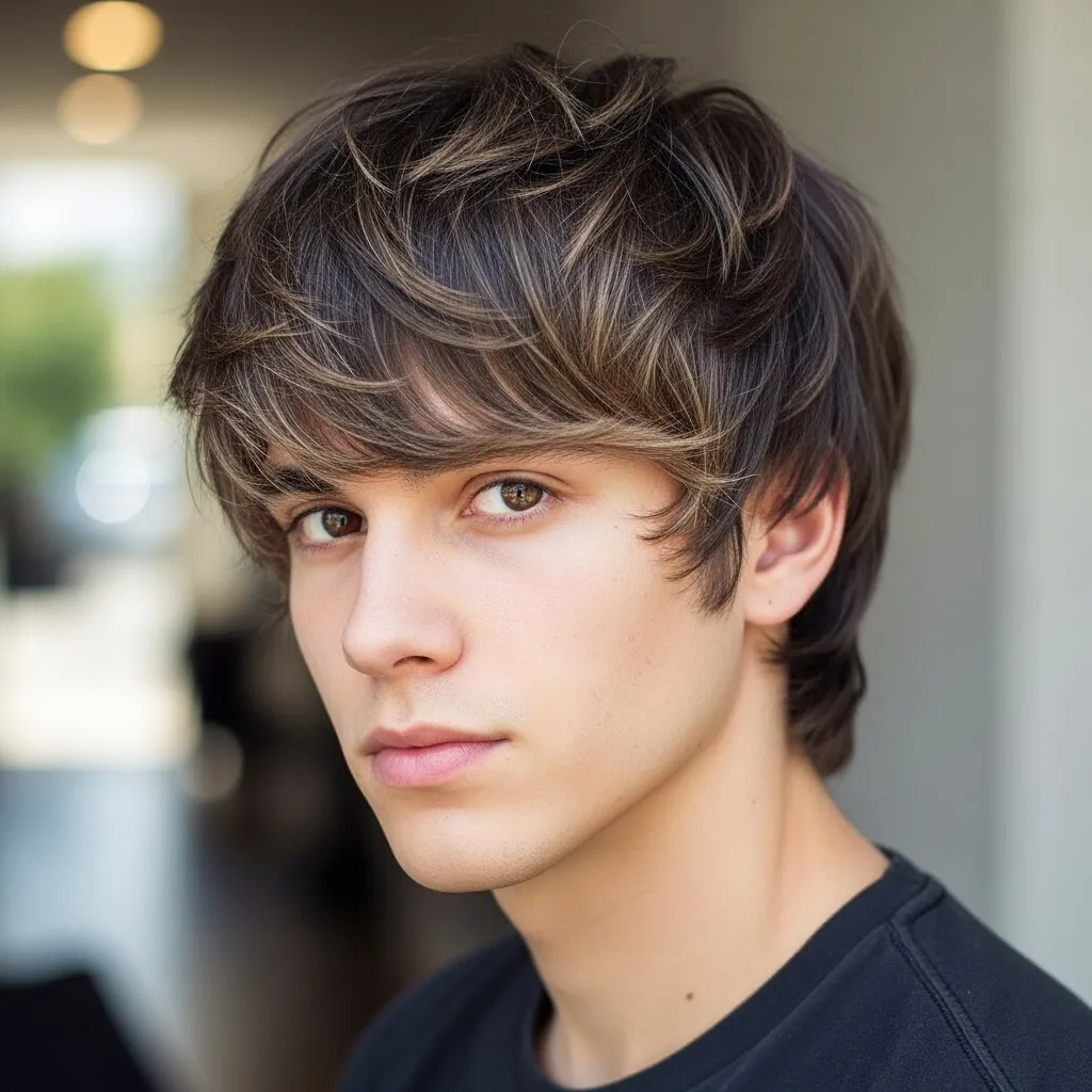 Short Wolf Cut with Soft Fringe