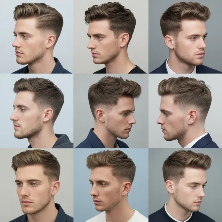 fade haircut men's for wavy hair