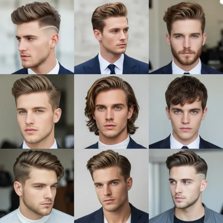 mens haircut long on top wavy hair