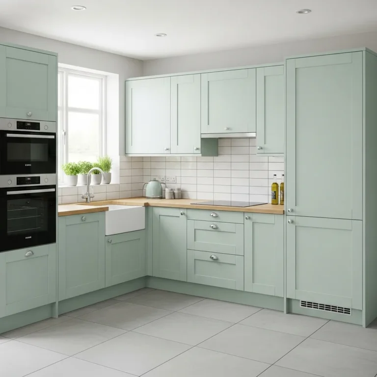 Como combinar verde menta na cozinha planejada