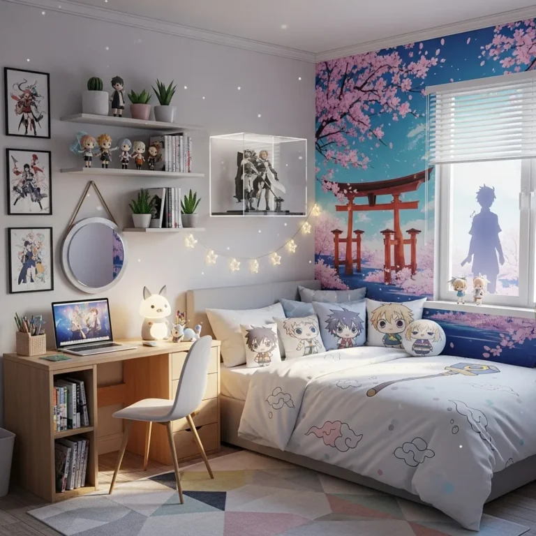 30 ideias de quarto pequeno anime criativas e estilosas