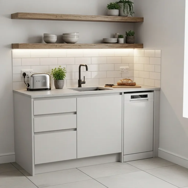 Cozinha planejada com bancada pequena: dá pra amar, sim