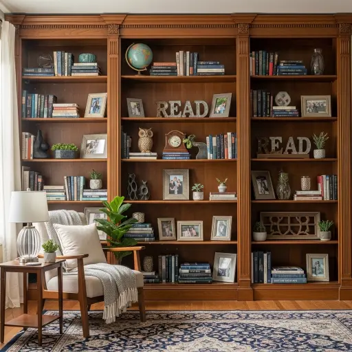 18 Diseños de Estante de Libros para Sala que Combinan Estilo y Funcionalidad