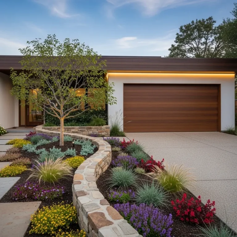 10 Ideias de Garagem na Frente da Casa com Jardim