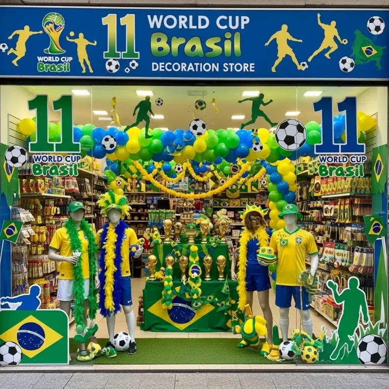 11 Decoração Copa do Mundo Brasil Loja: Como Transformar Seu Ponto de Venda num Ímã de Clientes