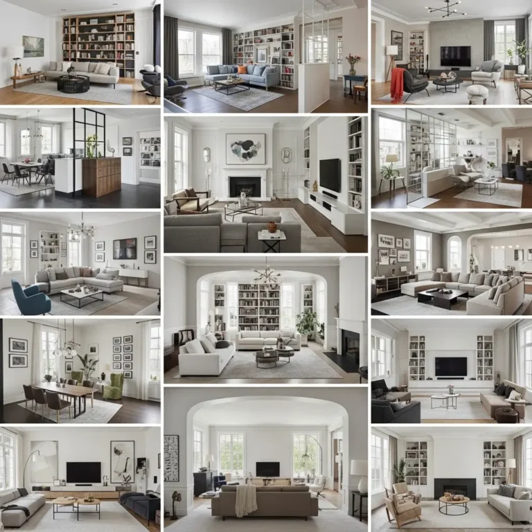 20+ Ideas de Sala de 2 Ambientes Modernas y Bien Distribuidas