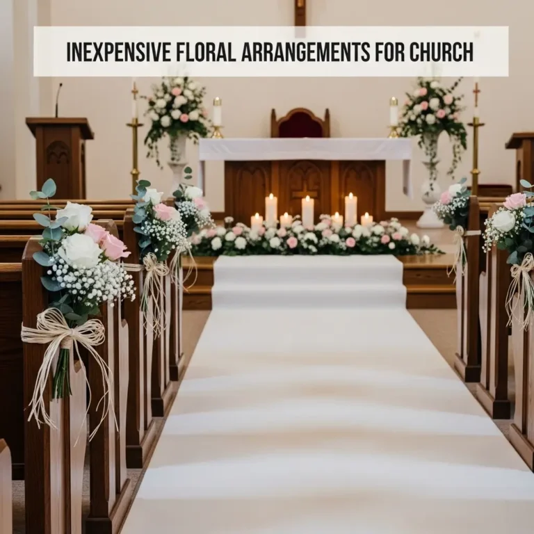 11 Arranjos Florais Baratos para Igreja (Lindos Sem Gastar Muito)