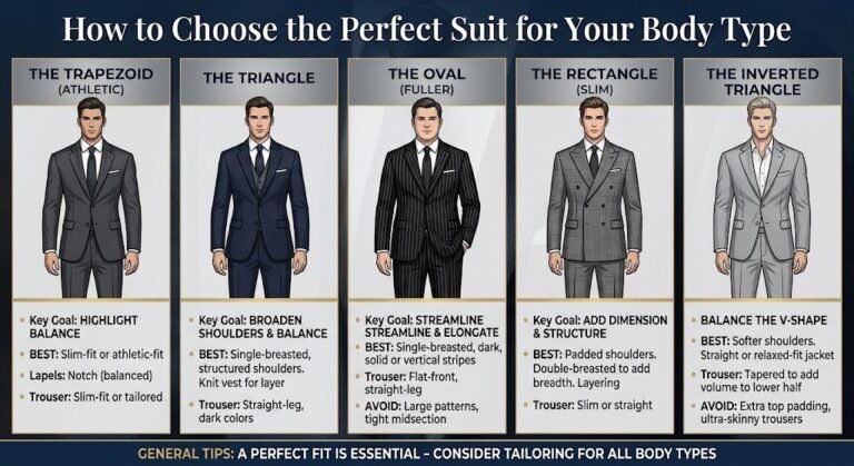 How to Choose the Perfect Suit for Your Body Type