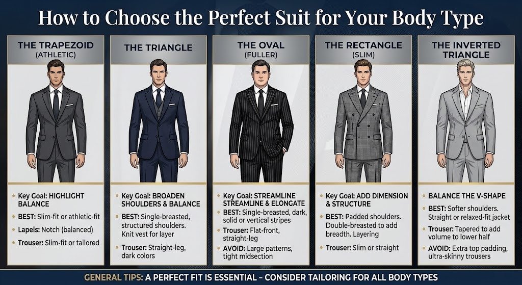 How to Choose the Perfect Suit for Your Body Type