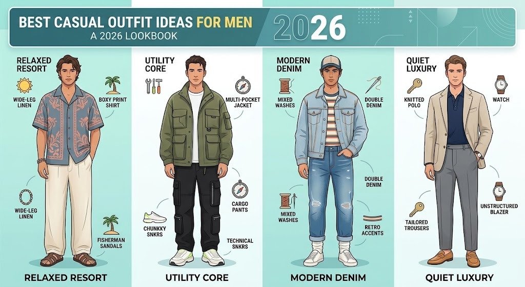 Best Casual Outfit Ideas for Men in 2026
