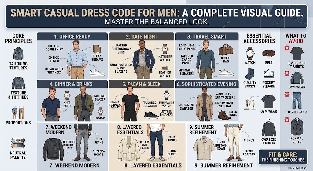 Smart Casual Dress Code for Men: A Complete Guide